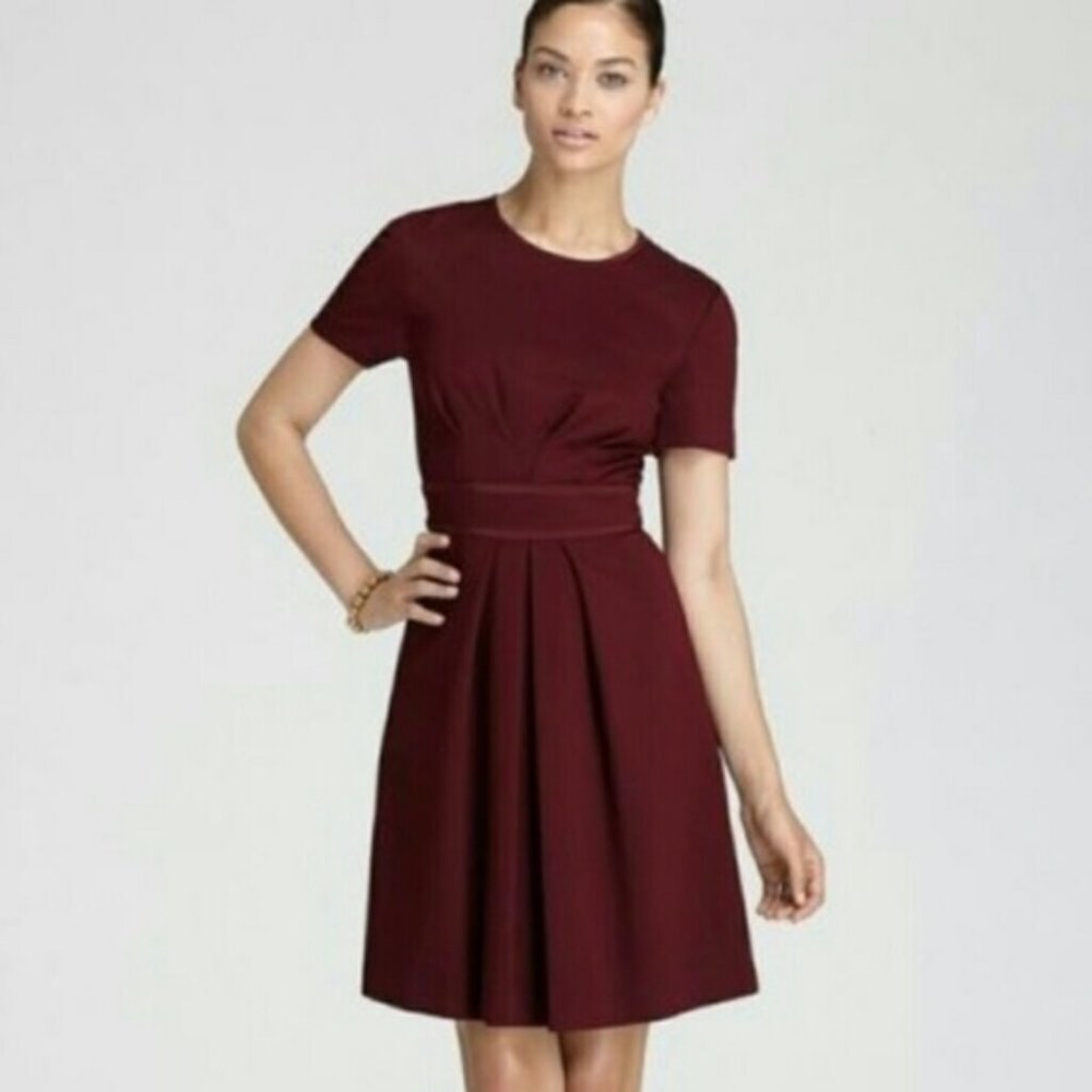 Trina Turk Burgundy Midi Dress Size 8